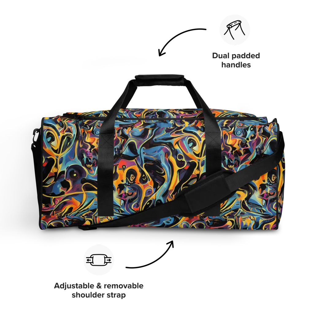 Newtonian Rhapsody on Duffle Bag — Front