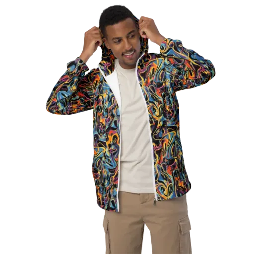 Newtonian Rhapsody on a Men's Windbreaker