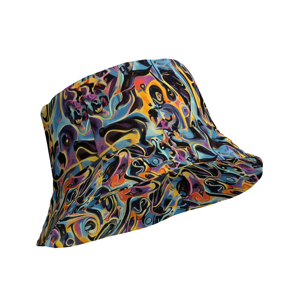 Newtonian Rhapsody on Reversible Bucket Hat — Product details Outside