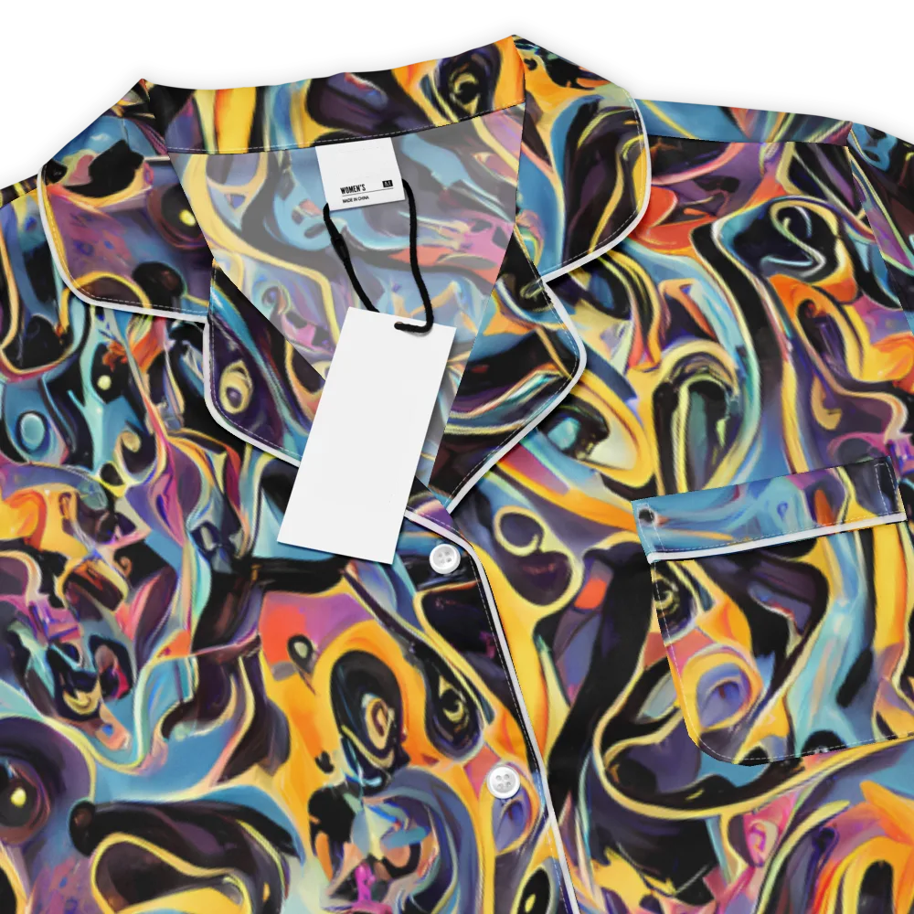 Newtonian Rhapsody on Women's Short Sleeve Pajama Top — Product details