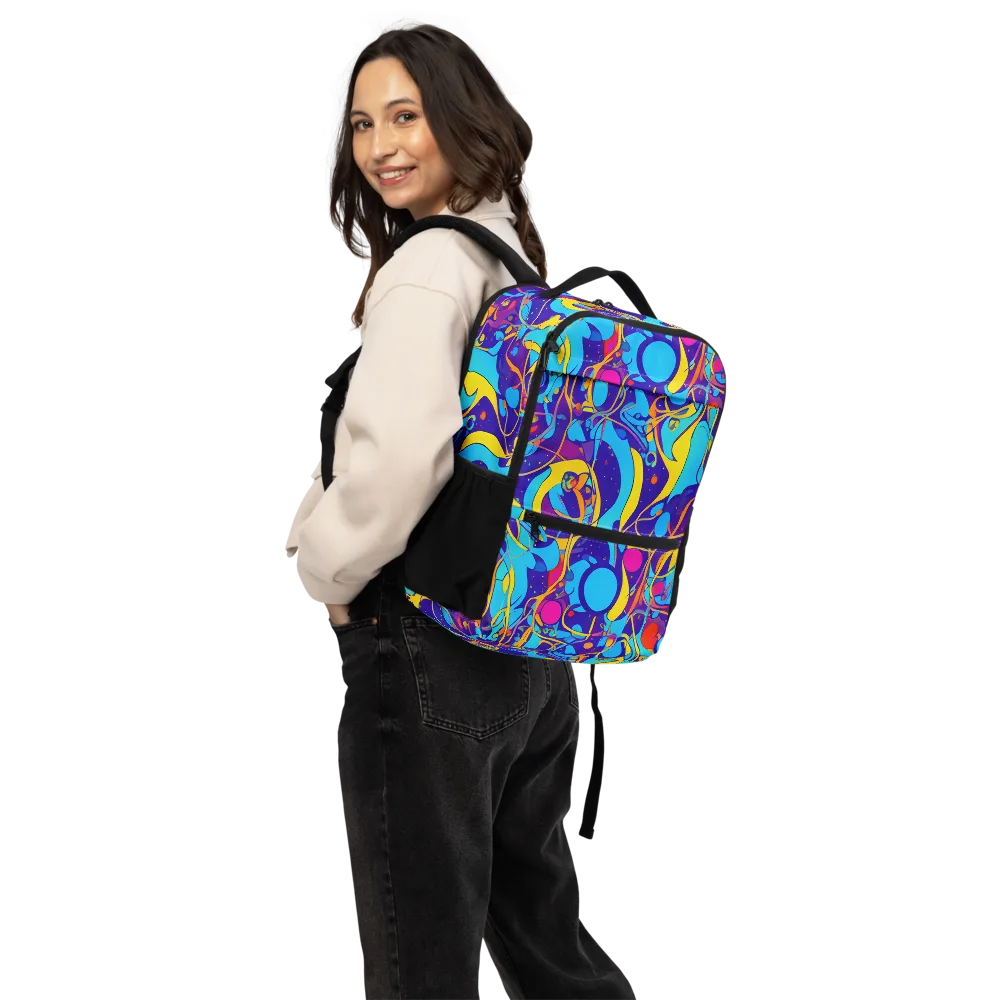 Spectral Tangle on Utility Backpack — Back