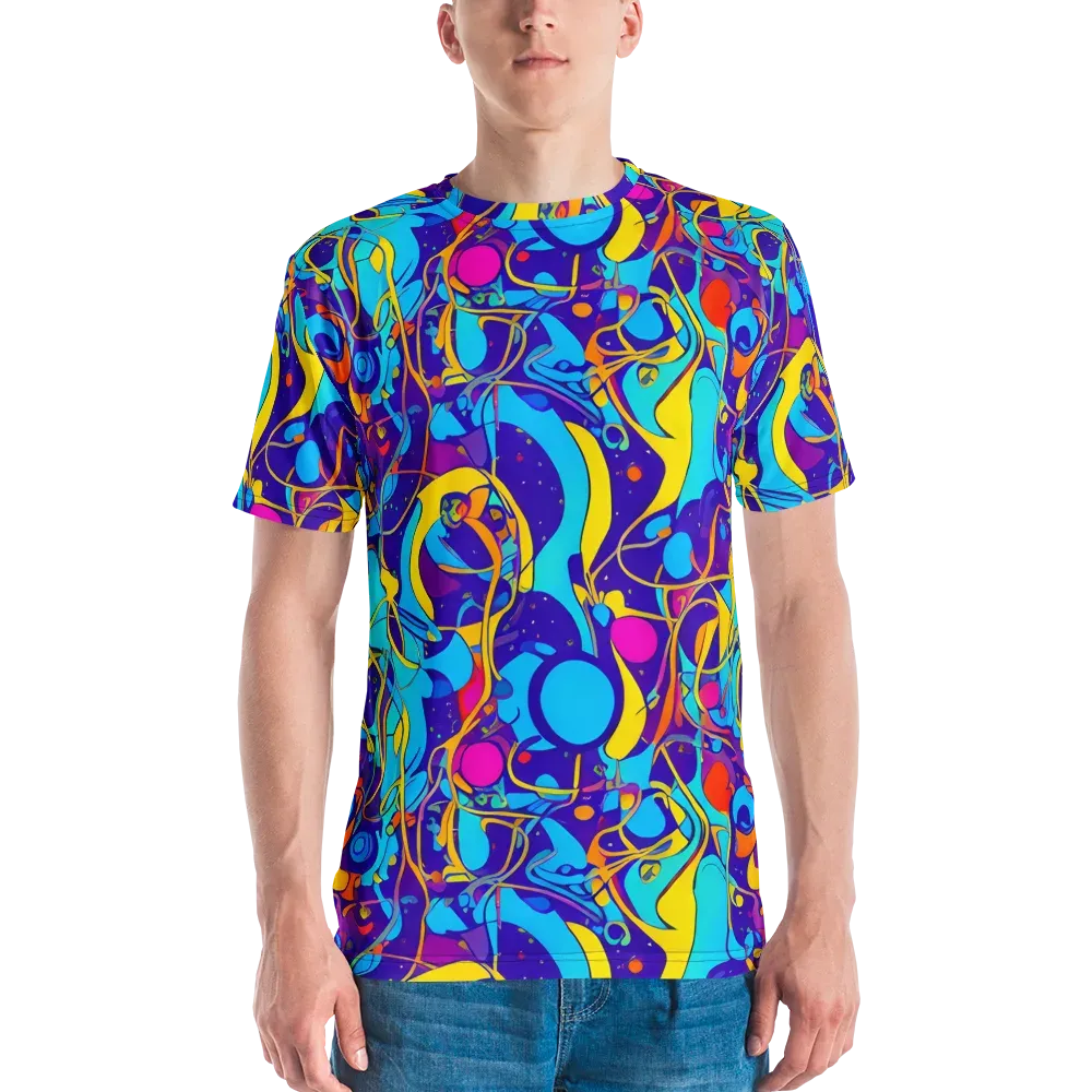 Spectral Tangle on Men's Crew Neck T-Shirt — Front