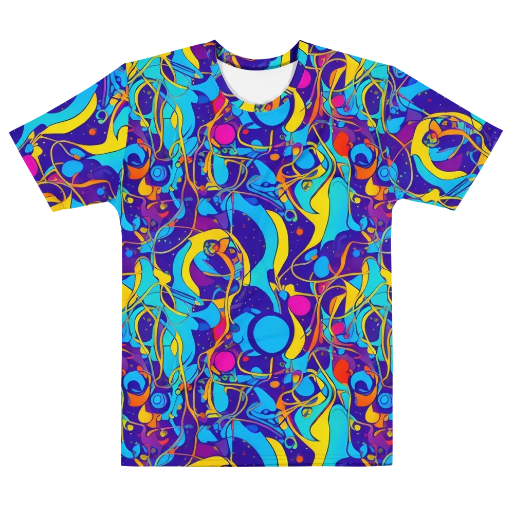 Spectral Tangle on Men's Crew Neck T-Shirt — Front