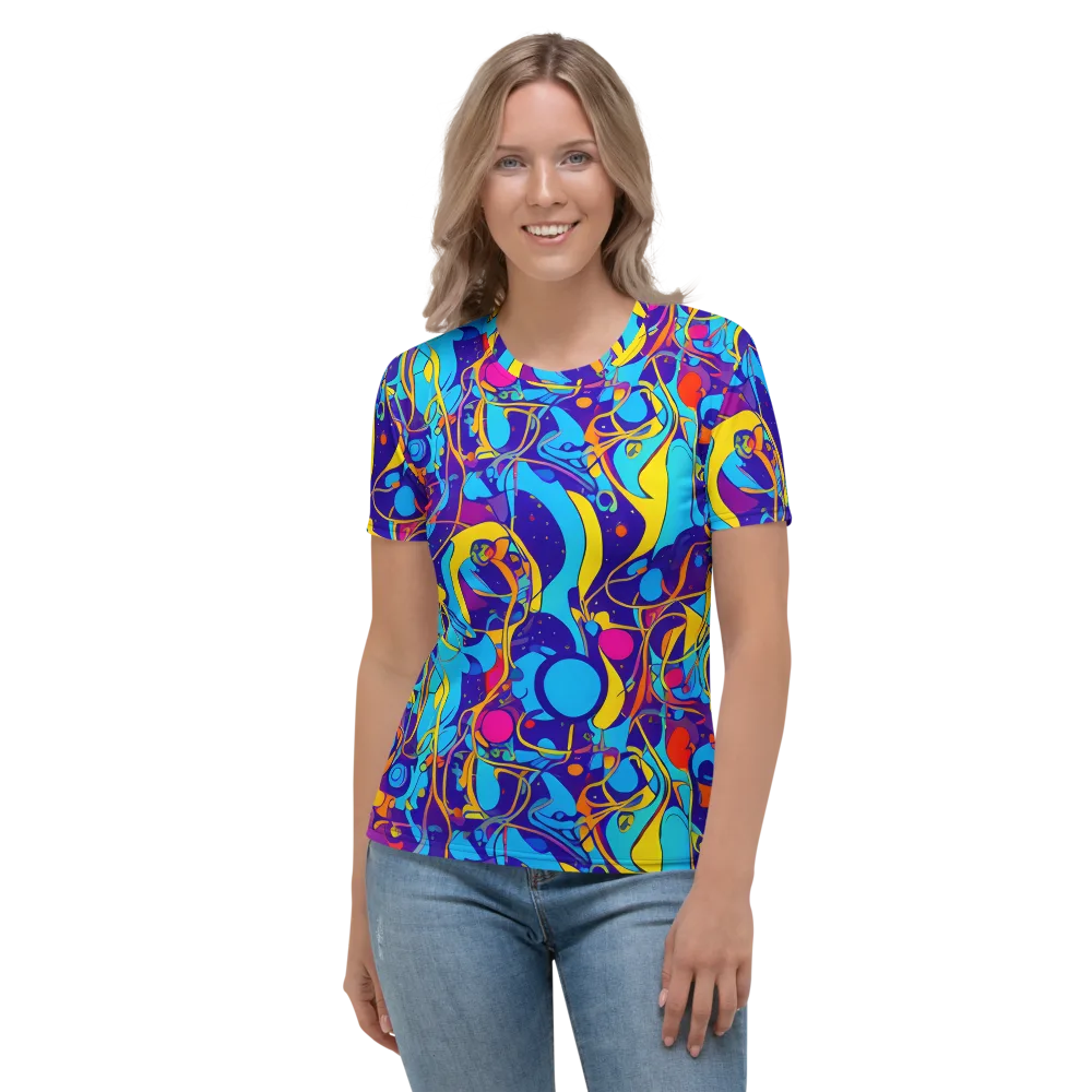 Spectral Tangle on Women's Crew Neck T-Shirt — Front