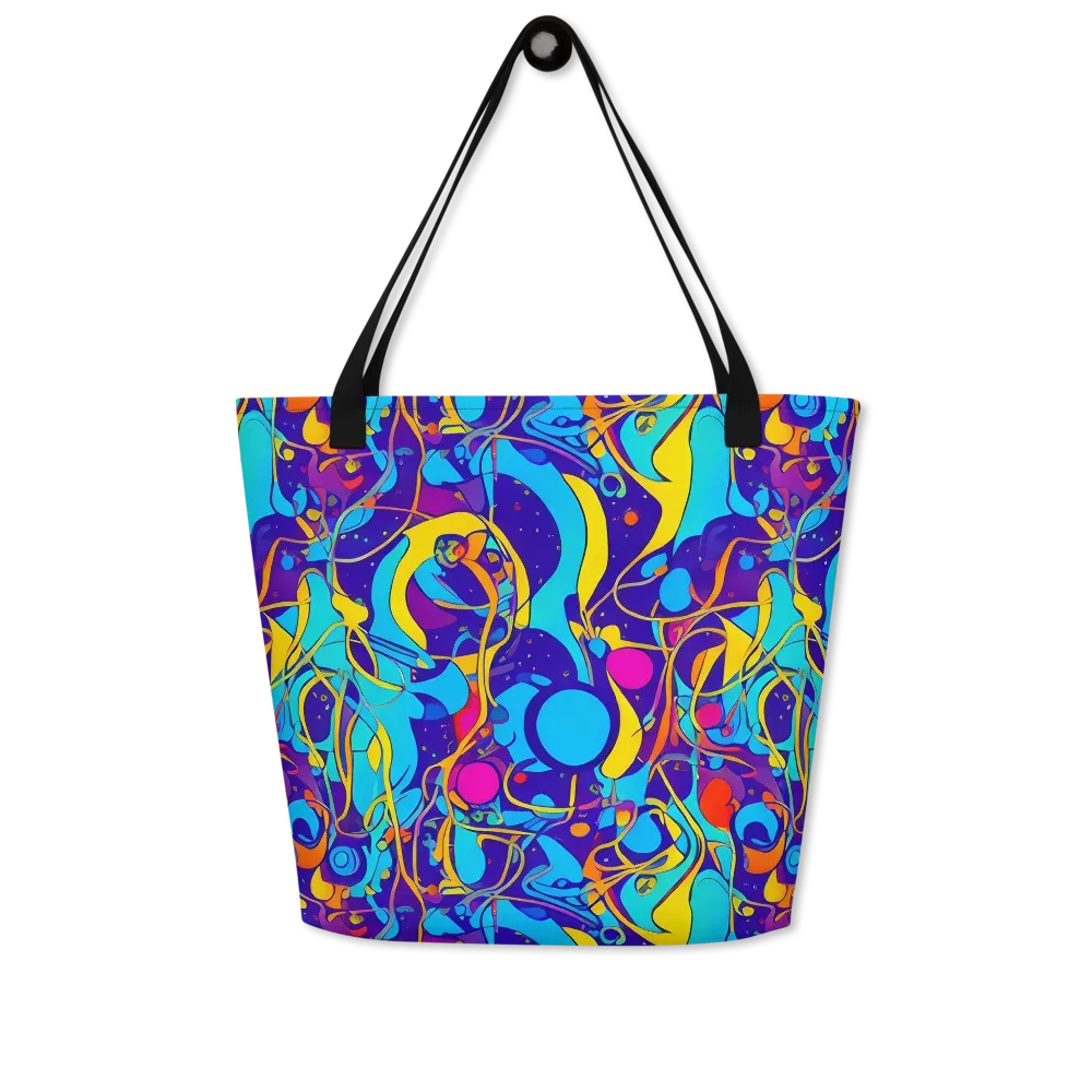 Spectral Tangle on Large Tote Bag W/ Pocket — Front