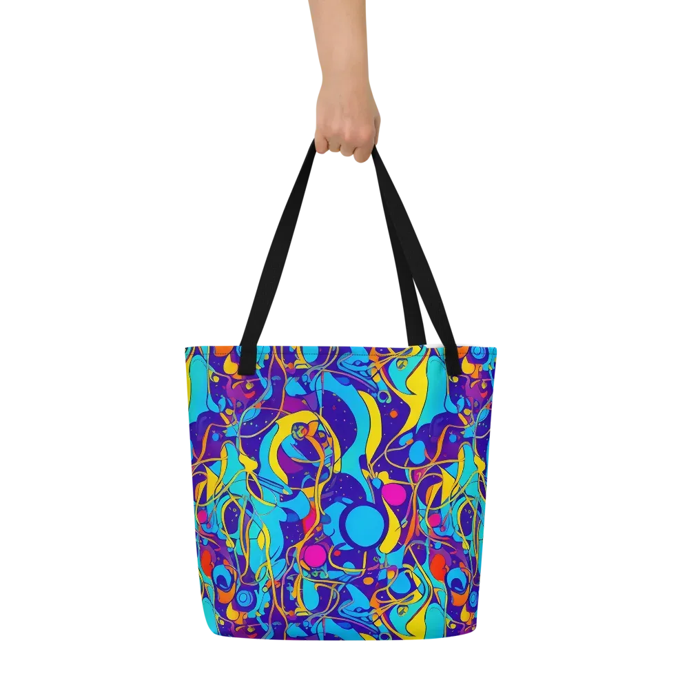 Spectral Tangle on Large Tote Bag W/ Pocket — Front