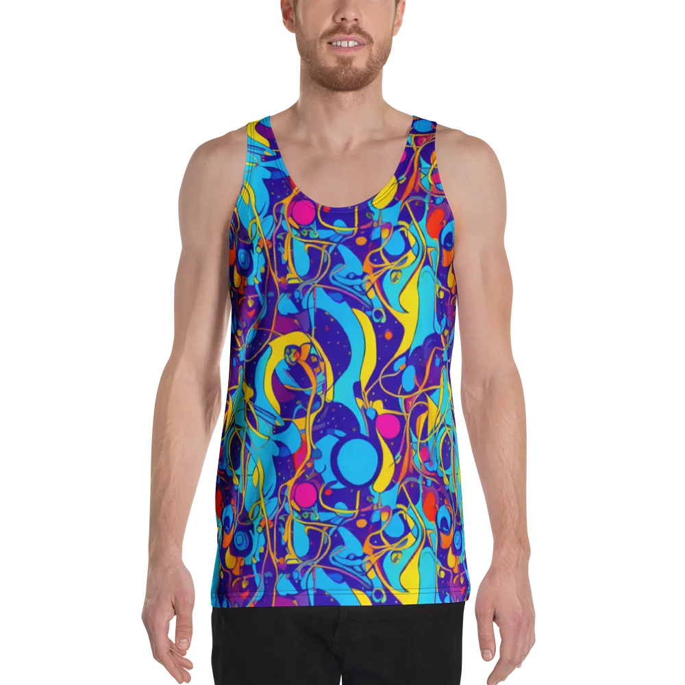 Spectral Tangle on Men's Tank Top — Front