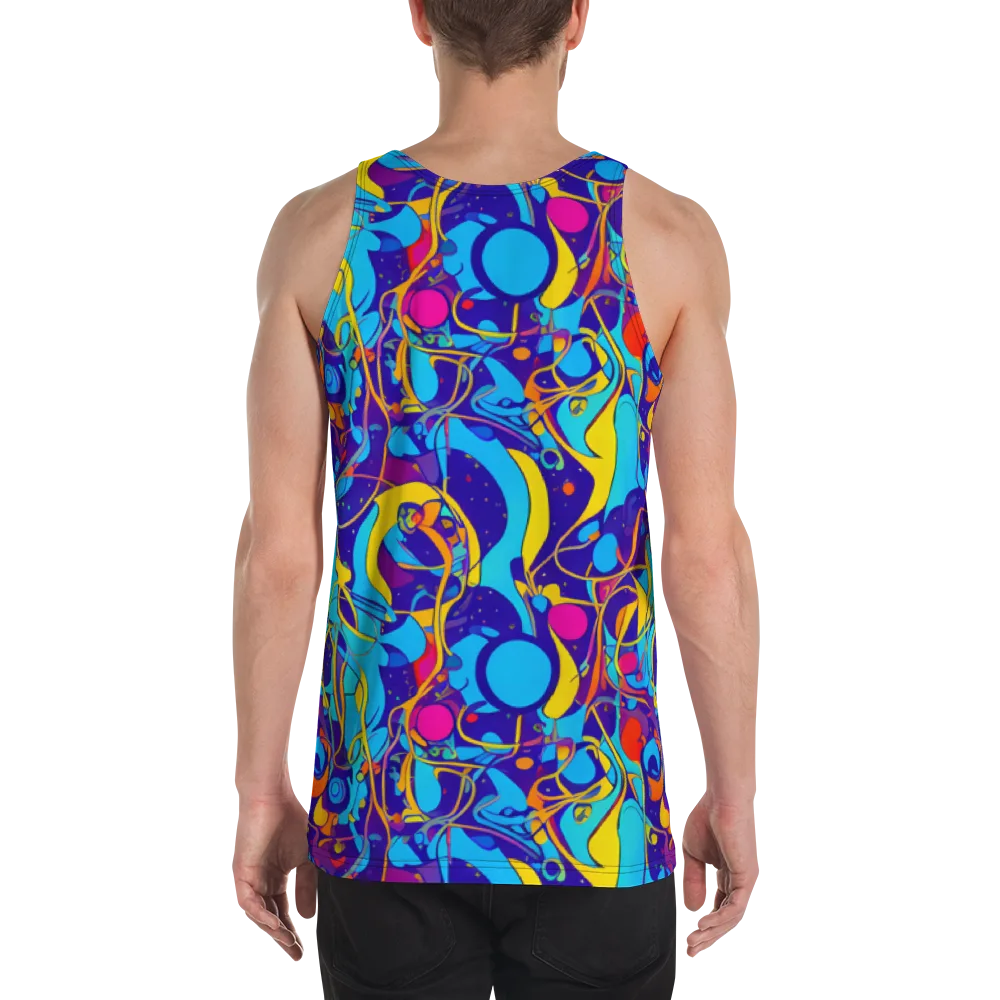 Spectral Tangle on Men's Tank Top — Back