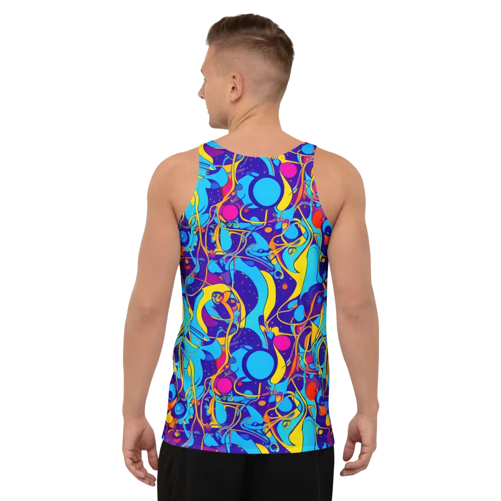 Spectral Tangle on Men's Tank Top — Back