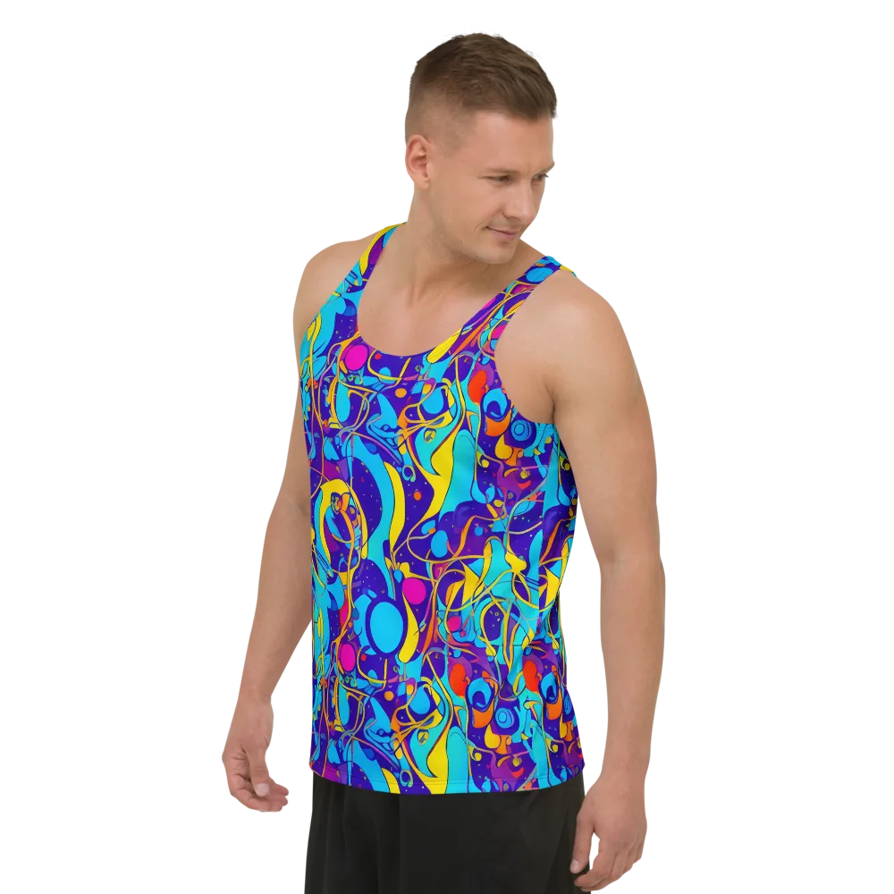 Spectral Tangle on Men's Tank Top — Left Front