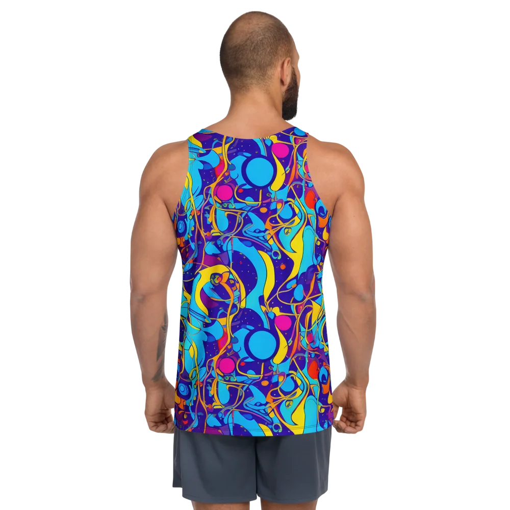 Spectral Tangle on Men's Tank Top — Back