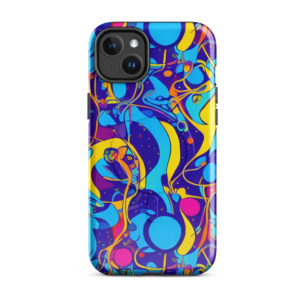 Spectral Tangle on MagSafe Tough Case for iPhone® — Front