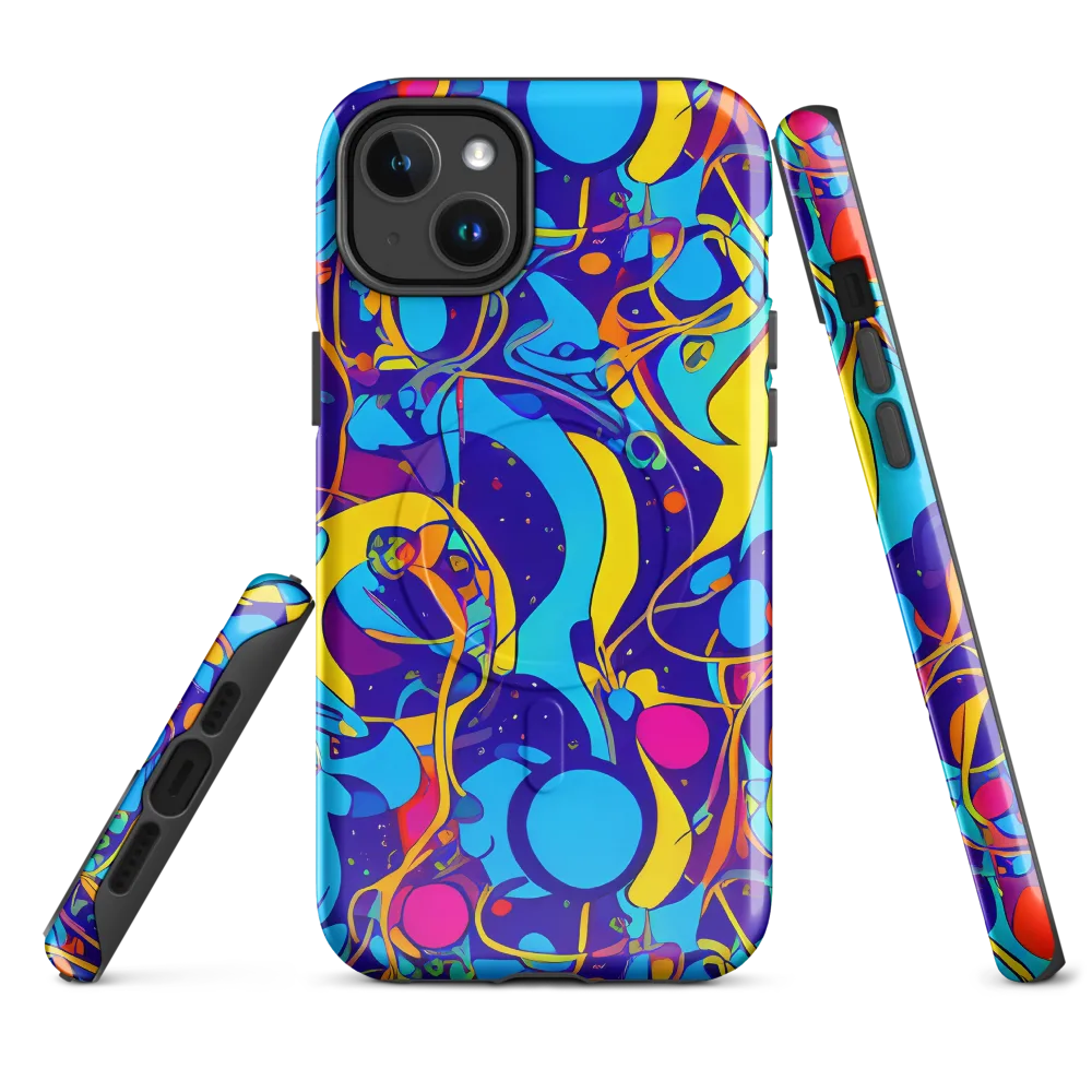 Spectral Tangle on MagSafe Tough Case for iPhone® — Front
