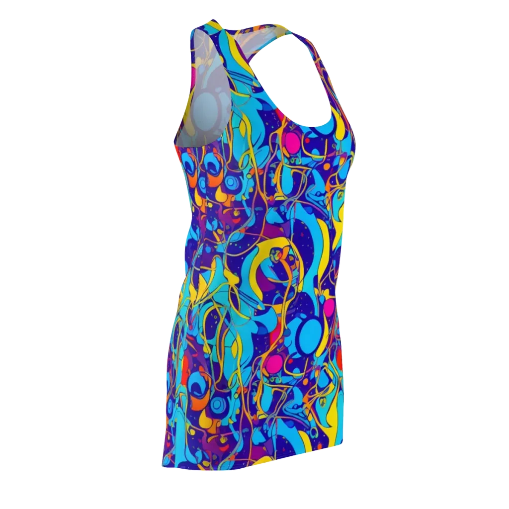 Spectral Tangle on Racerback Dress — Front Side