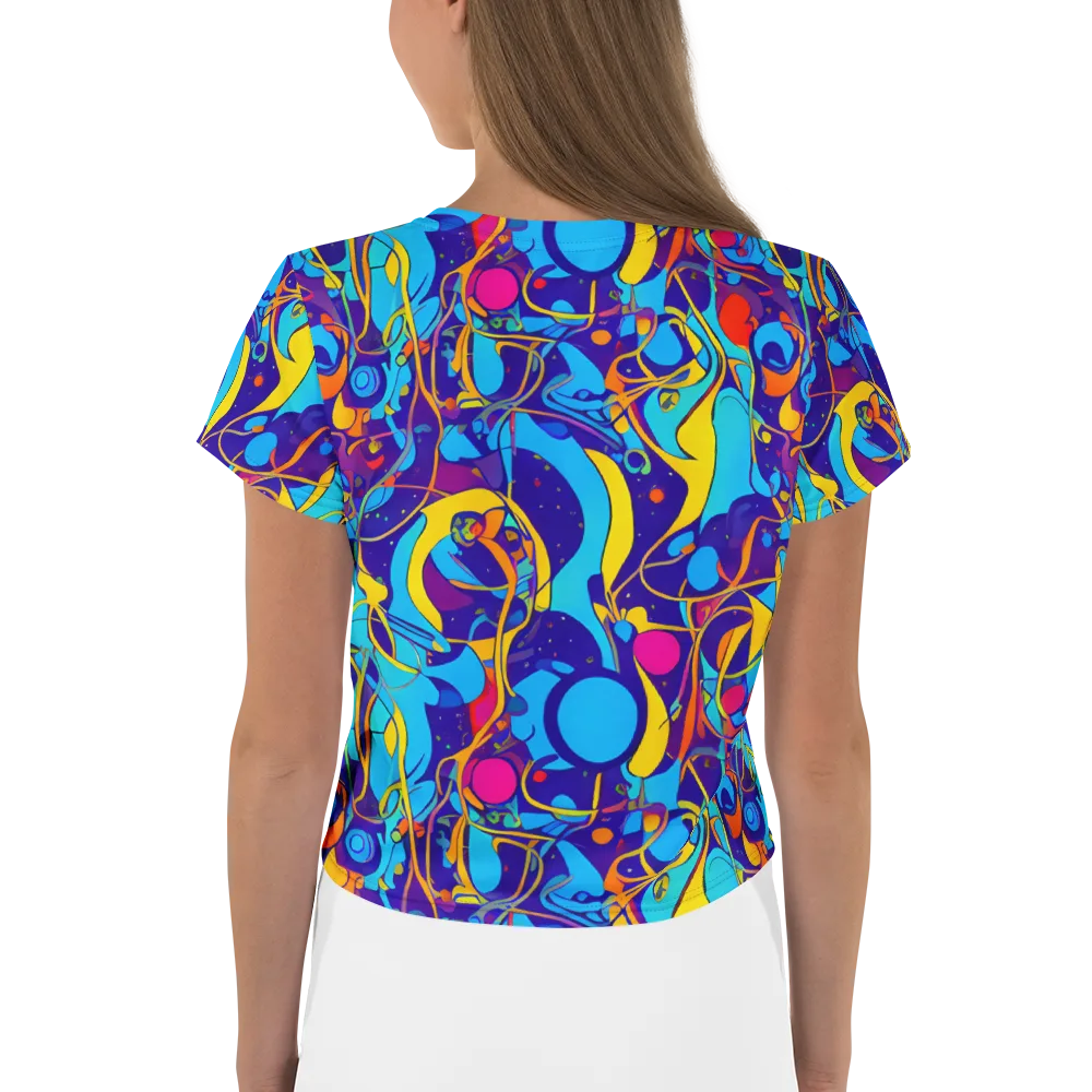 Spectral Tangle on Crop Tee — Back