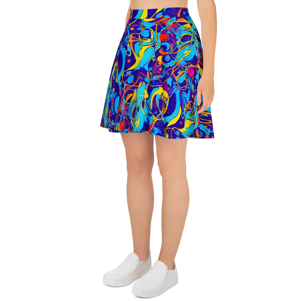 Spectral Tangle on Skater Skirt — Left