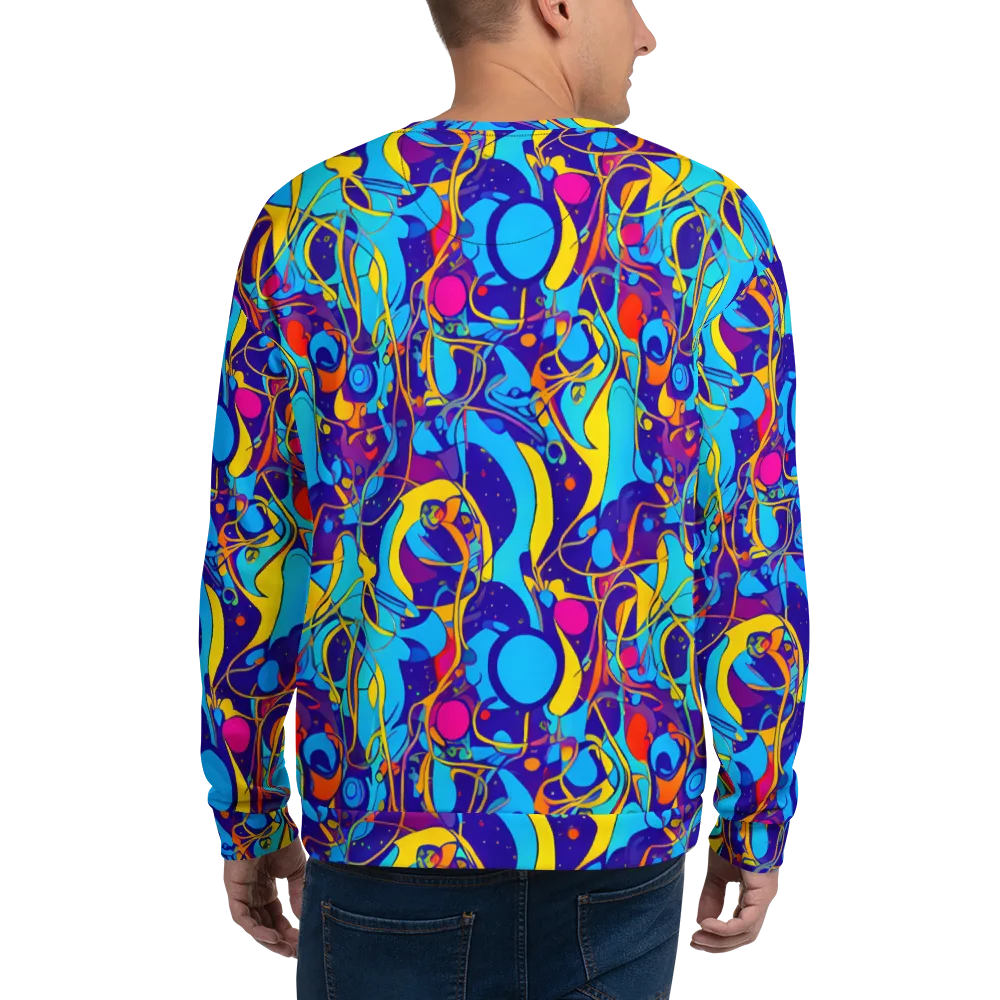 Spectral Tangle on Sweatshirt — Back
