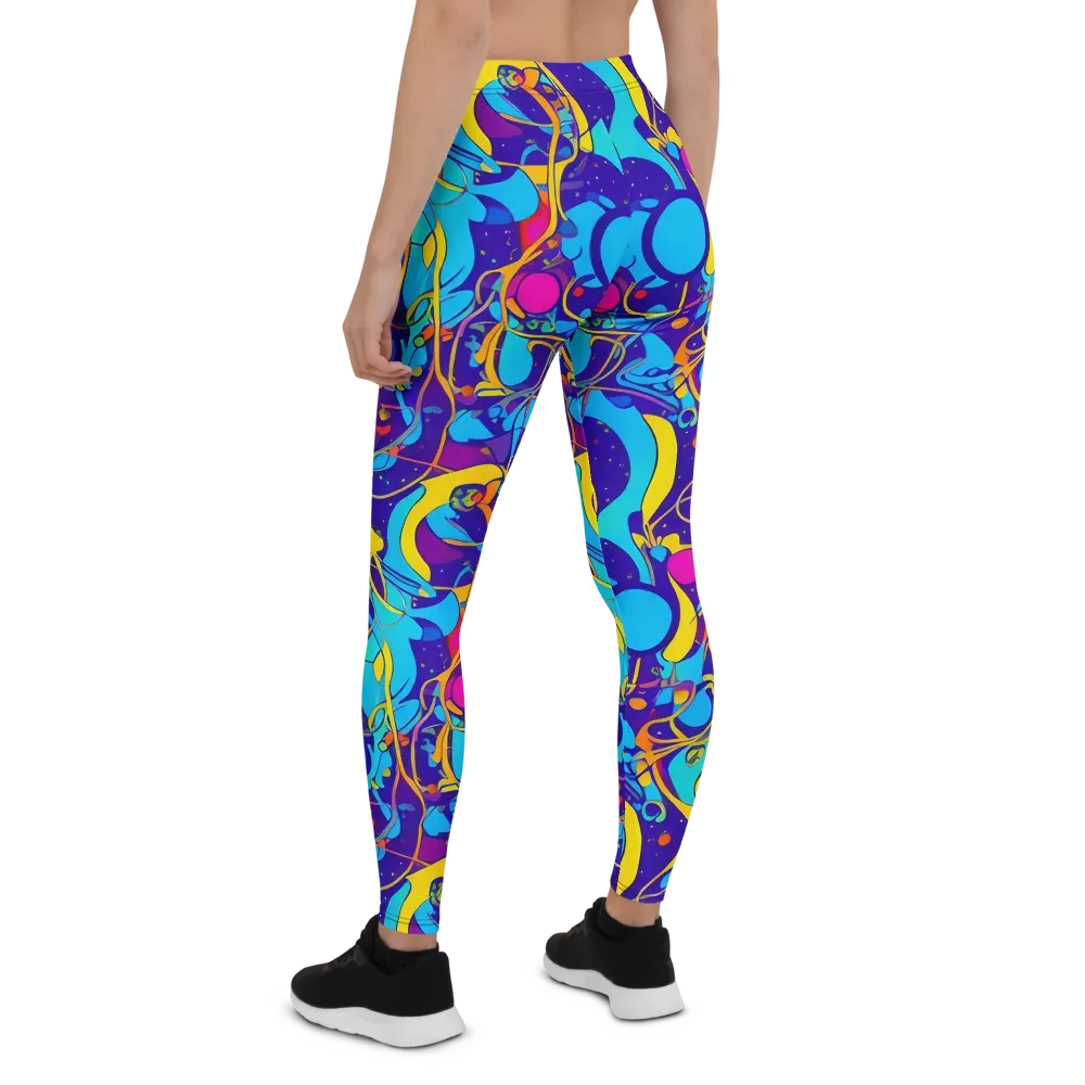 Spectral Tangle on Leggings — Back
