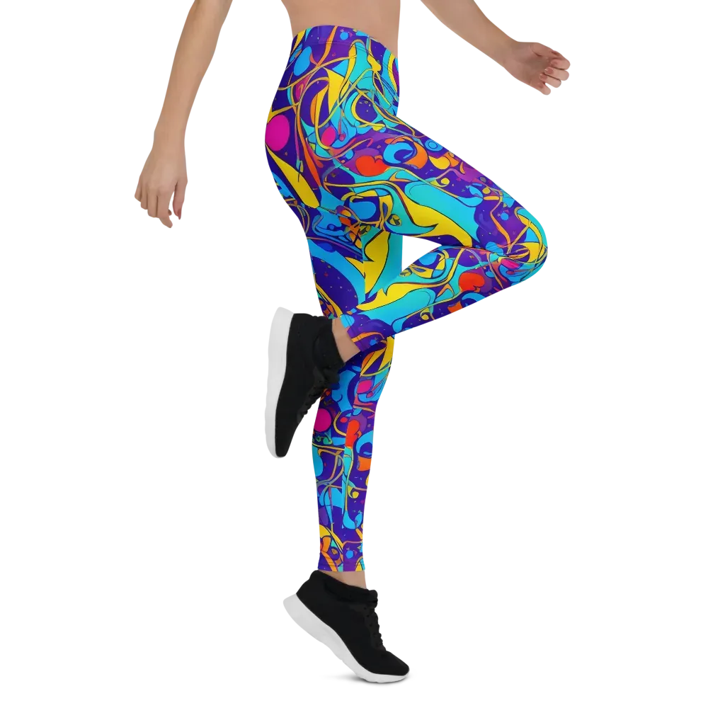 Spectral Tangle on Leggings — Right