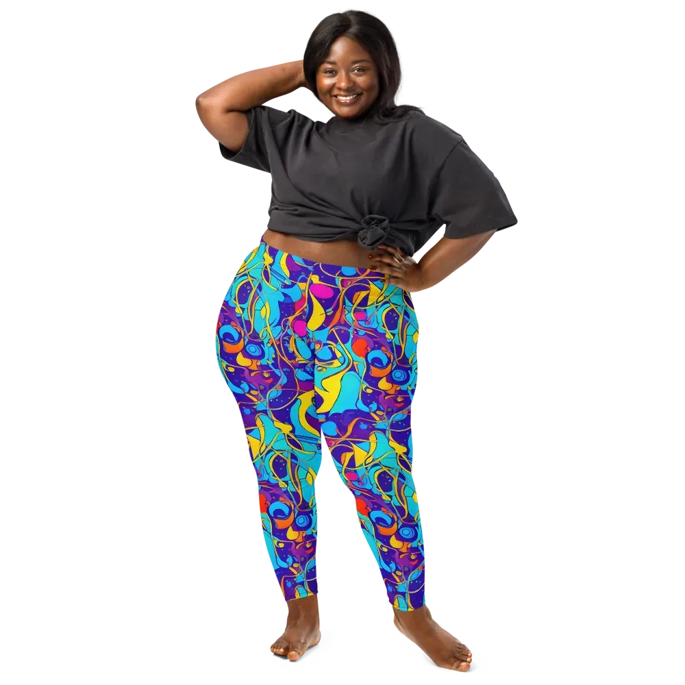 Spectral Tangle on Leggings — Front