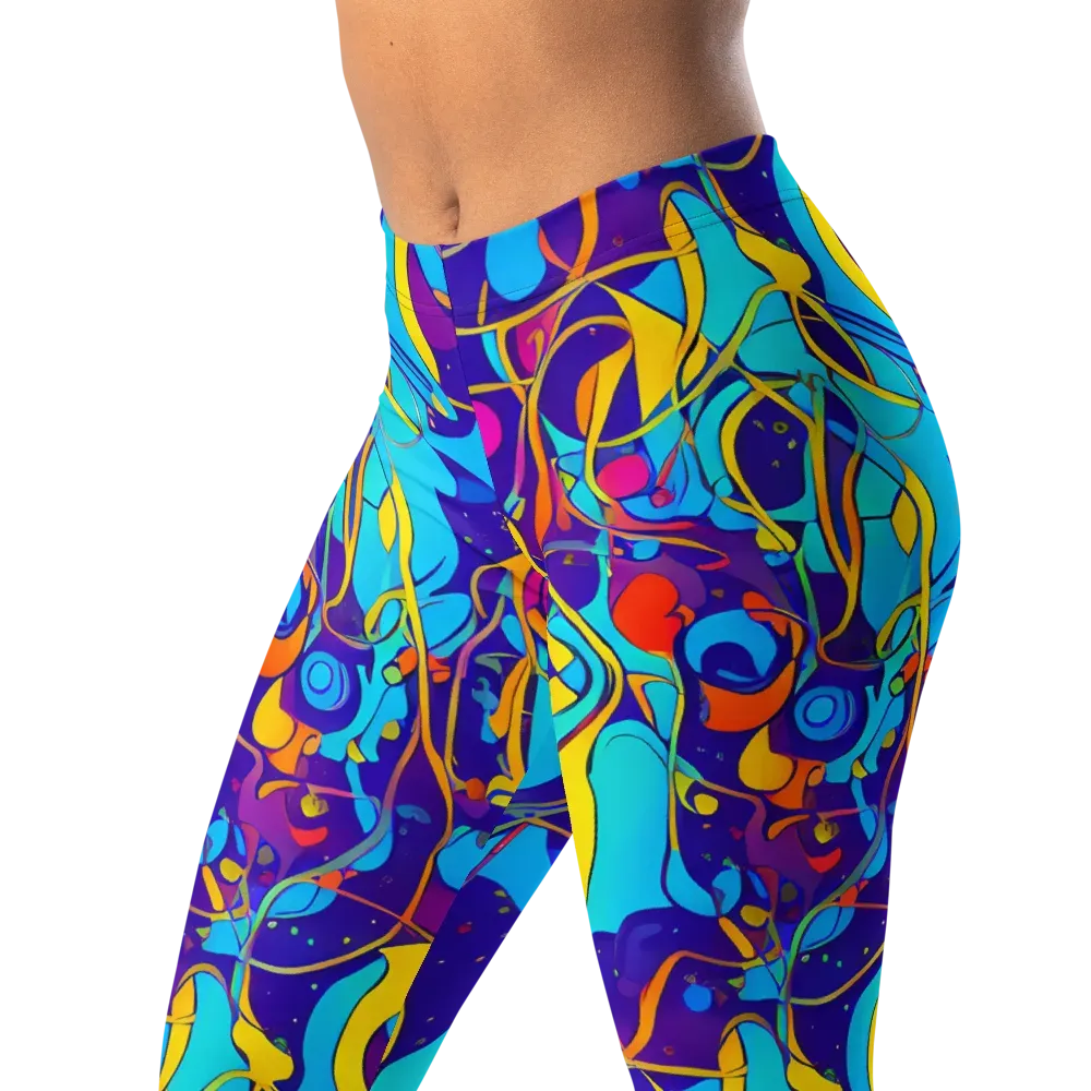 Spectral Tangle on Leggings — Left Front