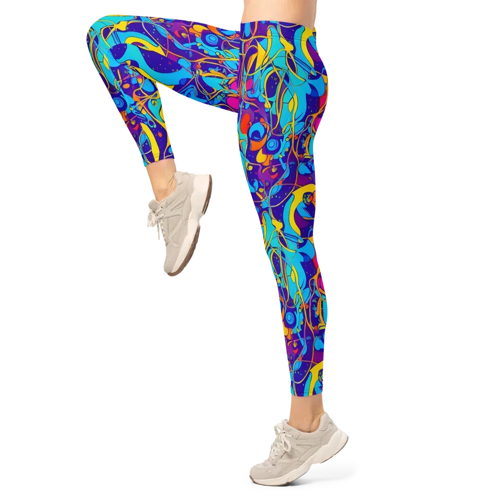 Spectral Tangle on Leggings — Left