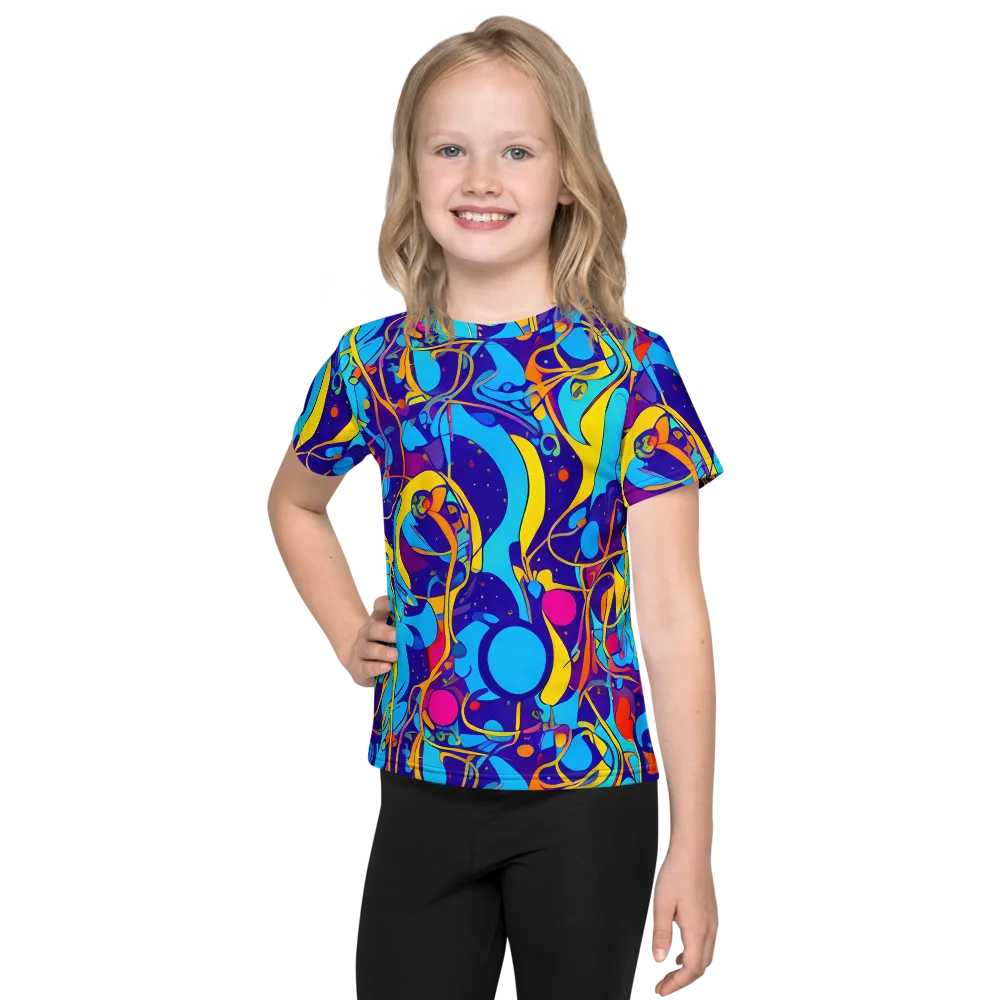 Spectral Tangle on Kids Crew Neck T-Shirt — Front