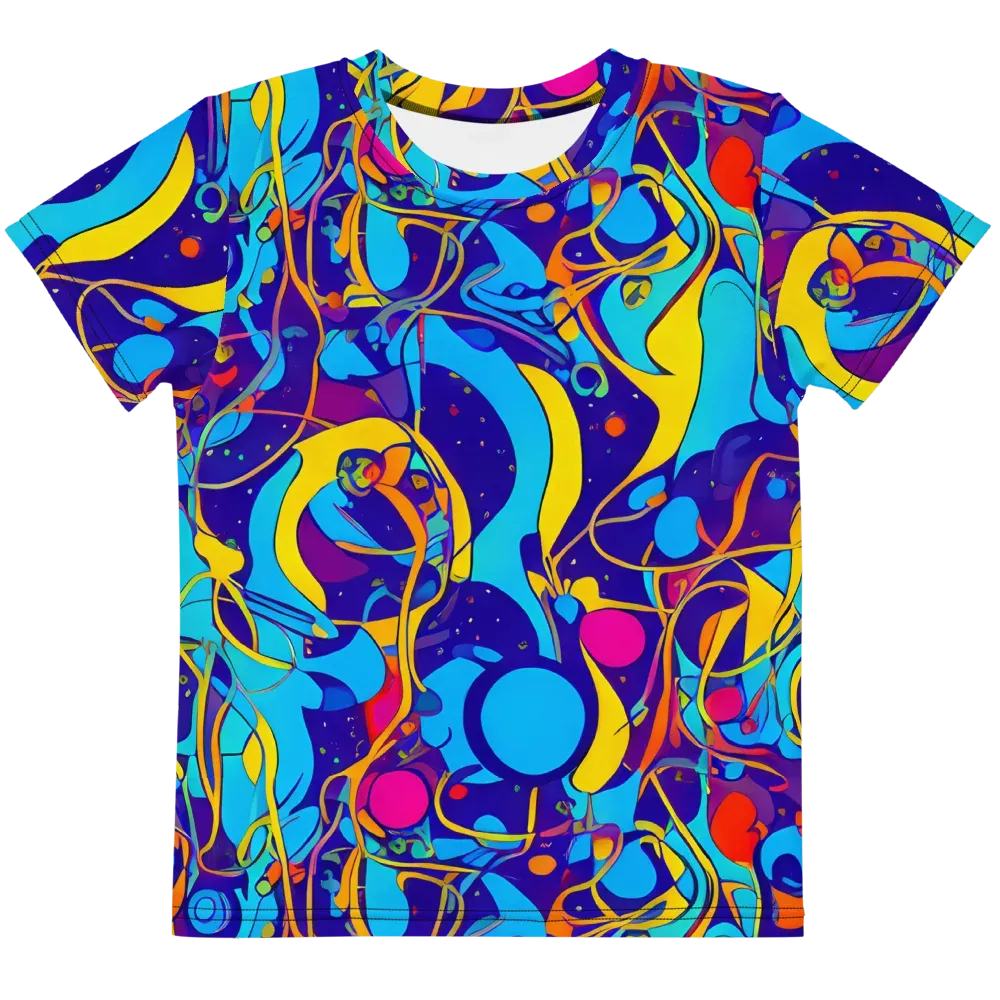 Spectral Tangle on Kids Crew Neck T-Shirt — Front