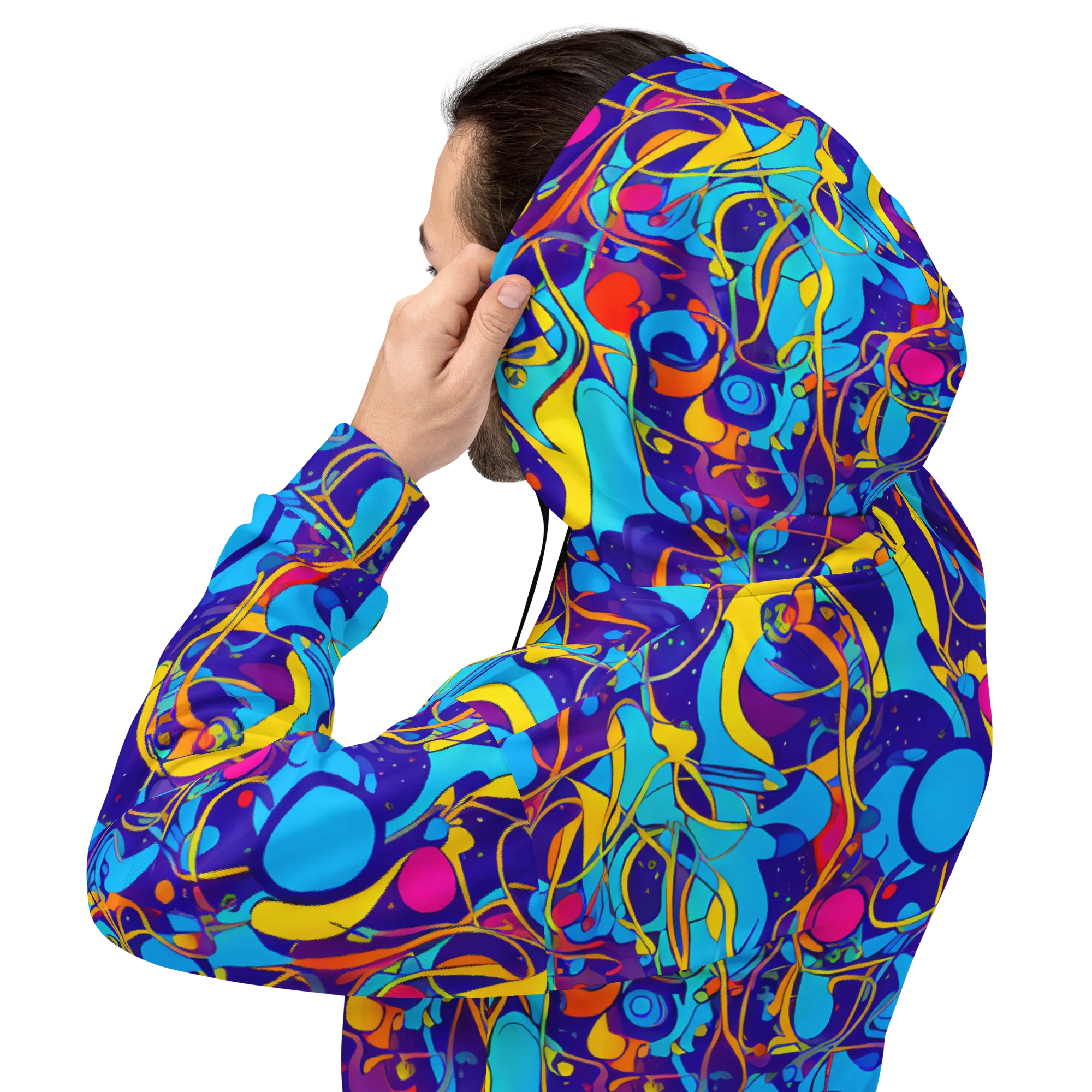 Spectral Tangle on Hoodie — Back