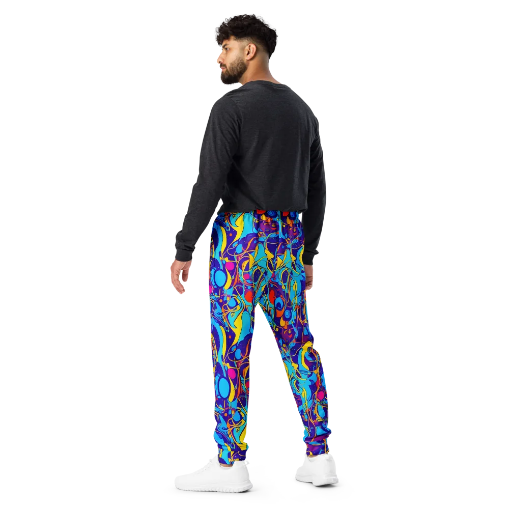 Spectral Tangle on Men's Joggers — Back