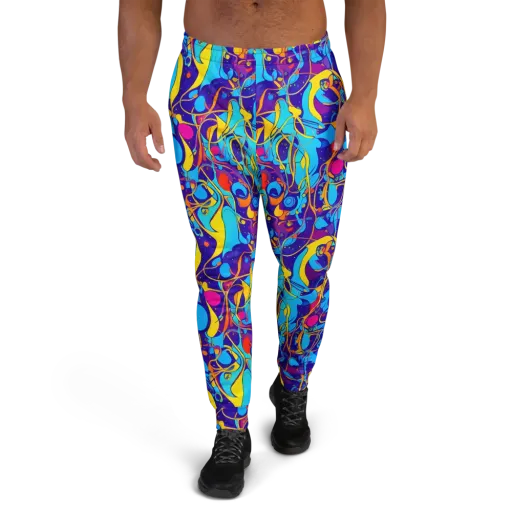 Spectral Tangle on a Men's Joggers