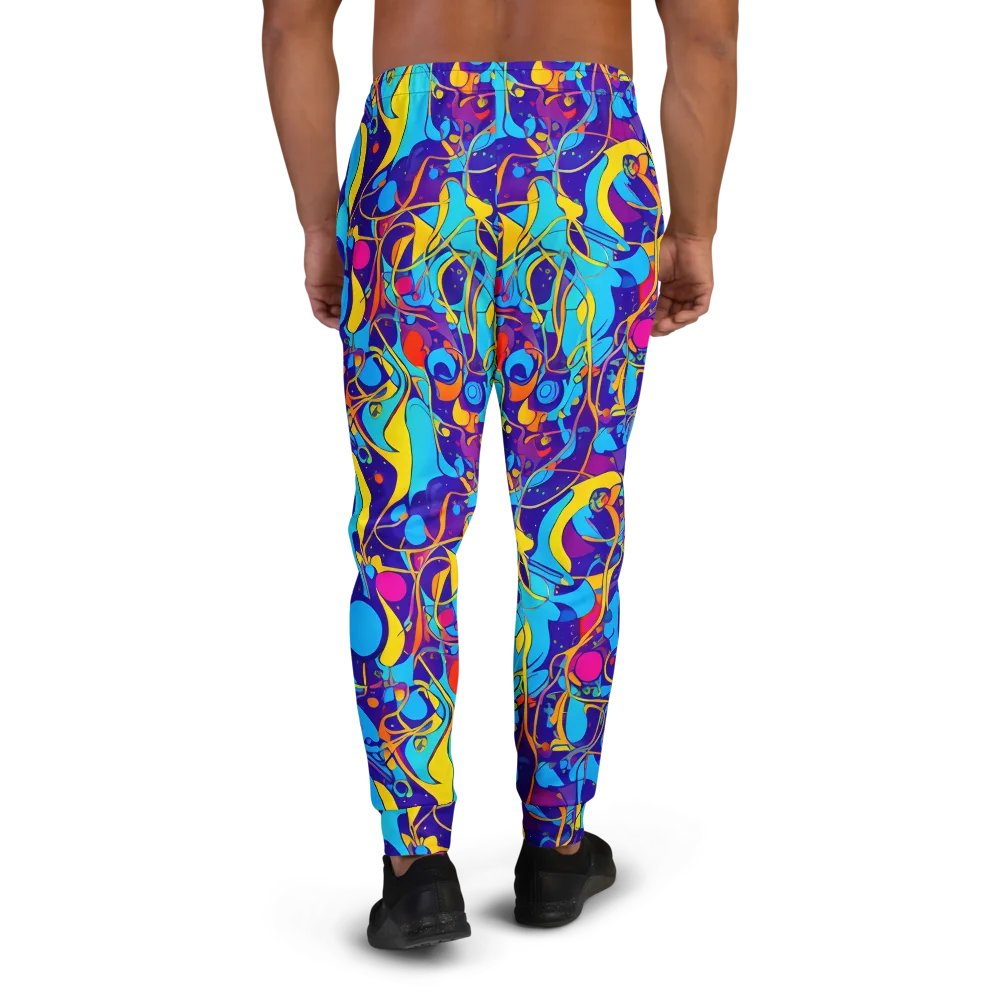 Spectral Tangle on Men's Joggers — Back
