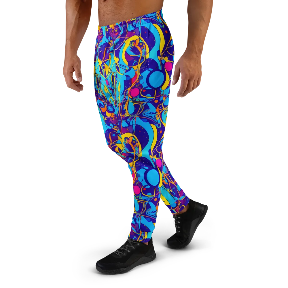 Spectral Tangle on Men's Joggers — Left