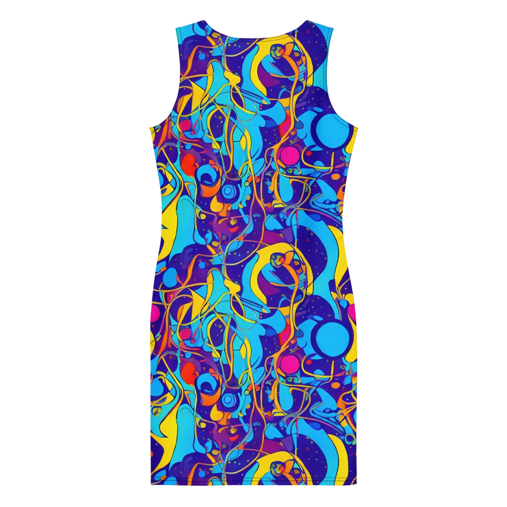 Spectral Tangle on Bodycon Dress — Back