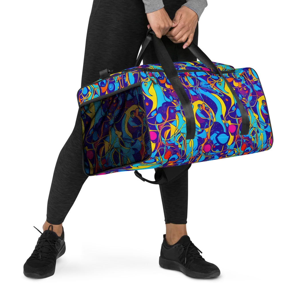 Spectral Tangle on Duffle Bag — Right Front