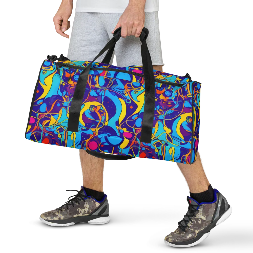 Spectral Tangle on Duffle Bag — Front
