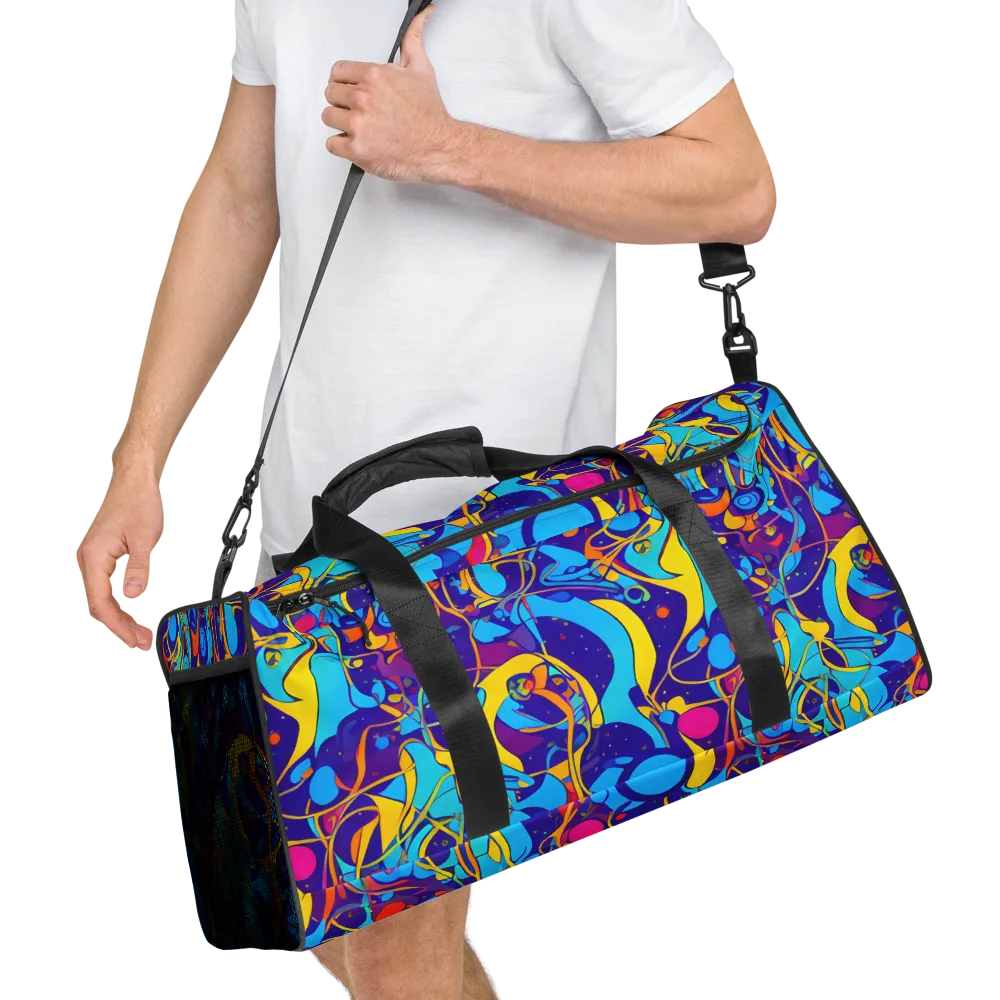 Spectral Tangle on Duffle Bag — Right Front