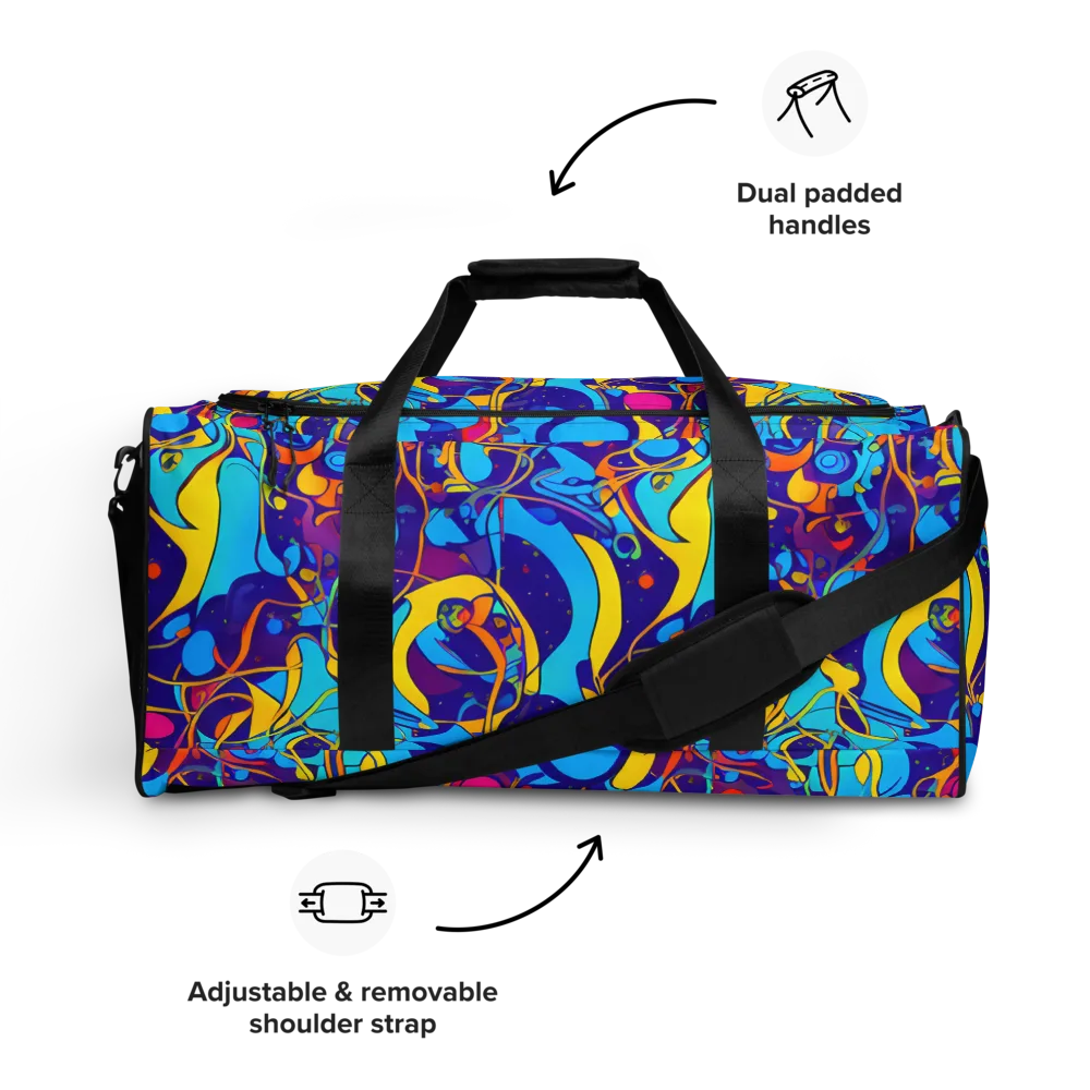 Spectral Tangle on Duffle Bag — Front