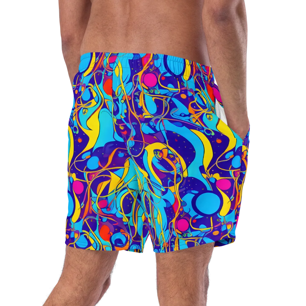 Spectral Tangle on Swim Trunks — Right Back