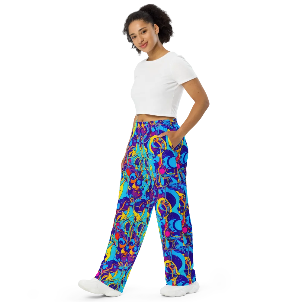 Spectral Tangle on Wide-Leg Pants — Left Front