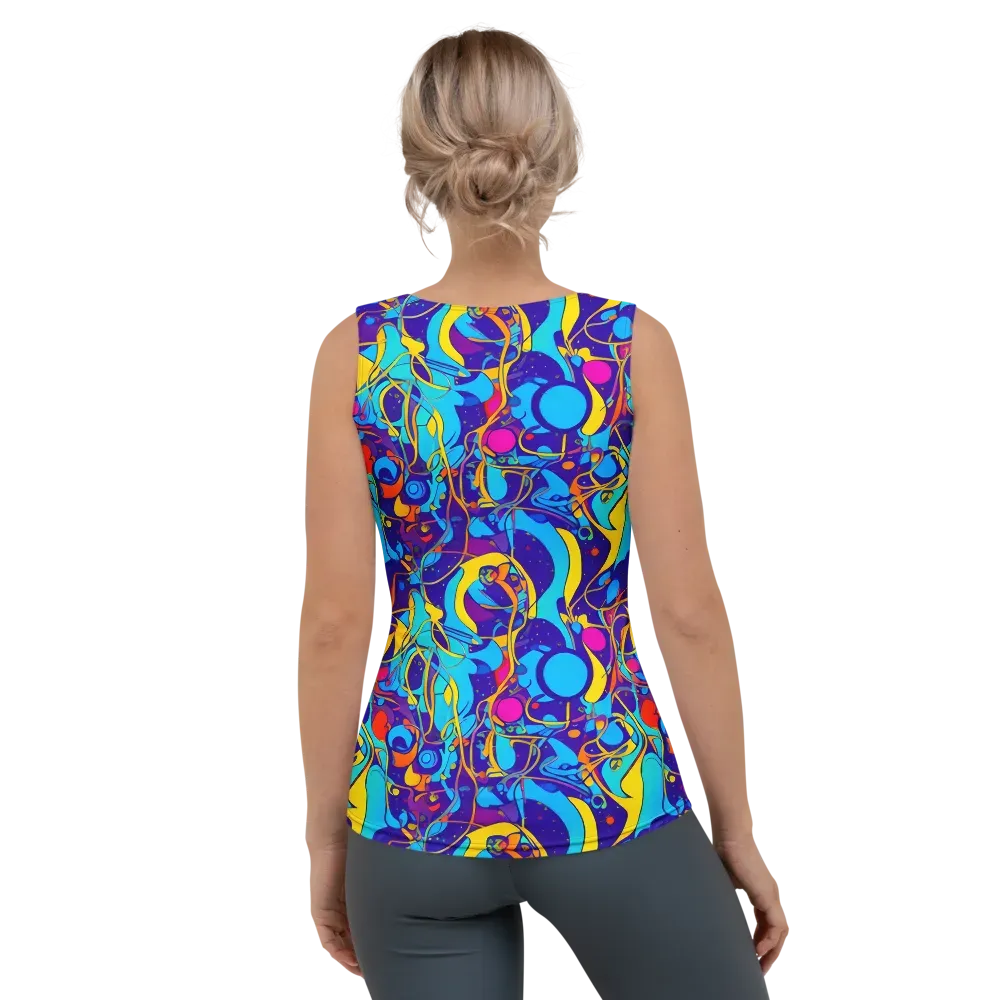 Spectral Tangle on Women's Tank Top — Back