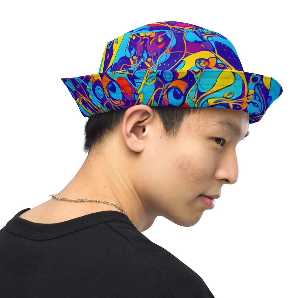 Spectral Tangle on Reversible Bucket Hat — Right Outside