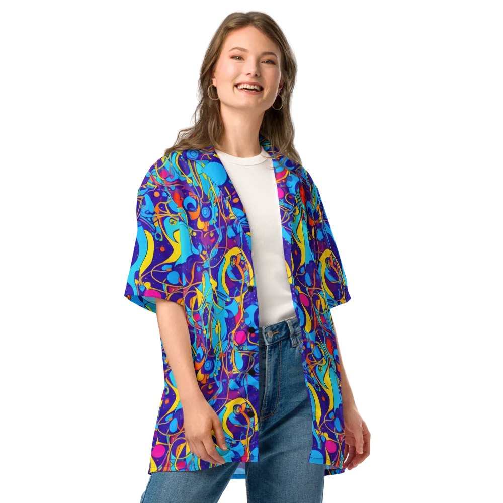 Spectral Tangle on Button Shirt — Front
