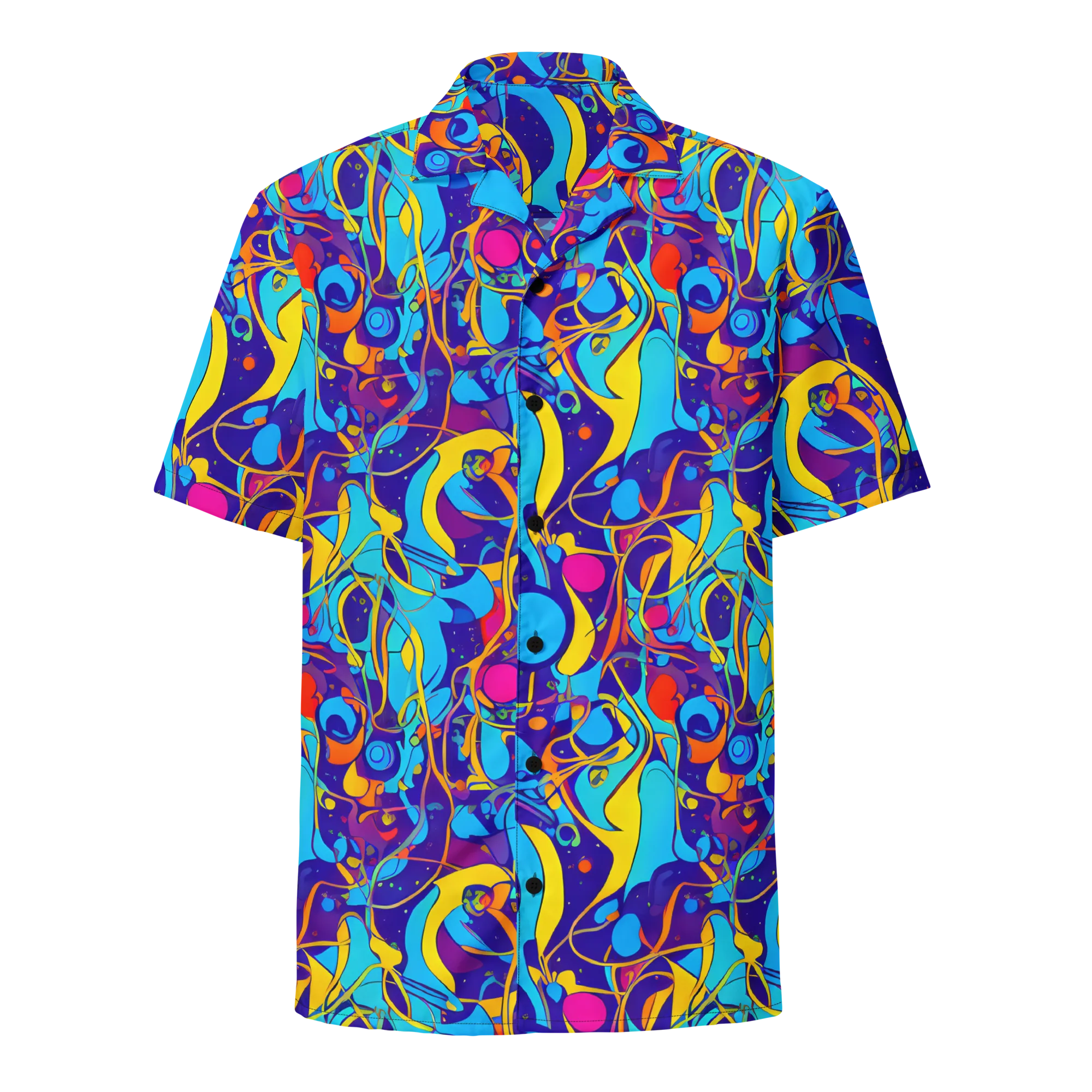 Spectral Tangle on Button Shirt — Front