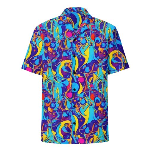Spectral Tangle on a Button Shirt