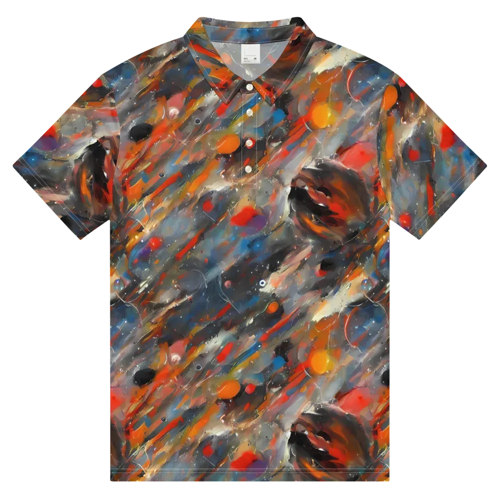 Kohn's Whirl on Men's Slim Fit Polo Shirt — Front