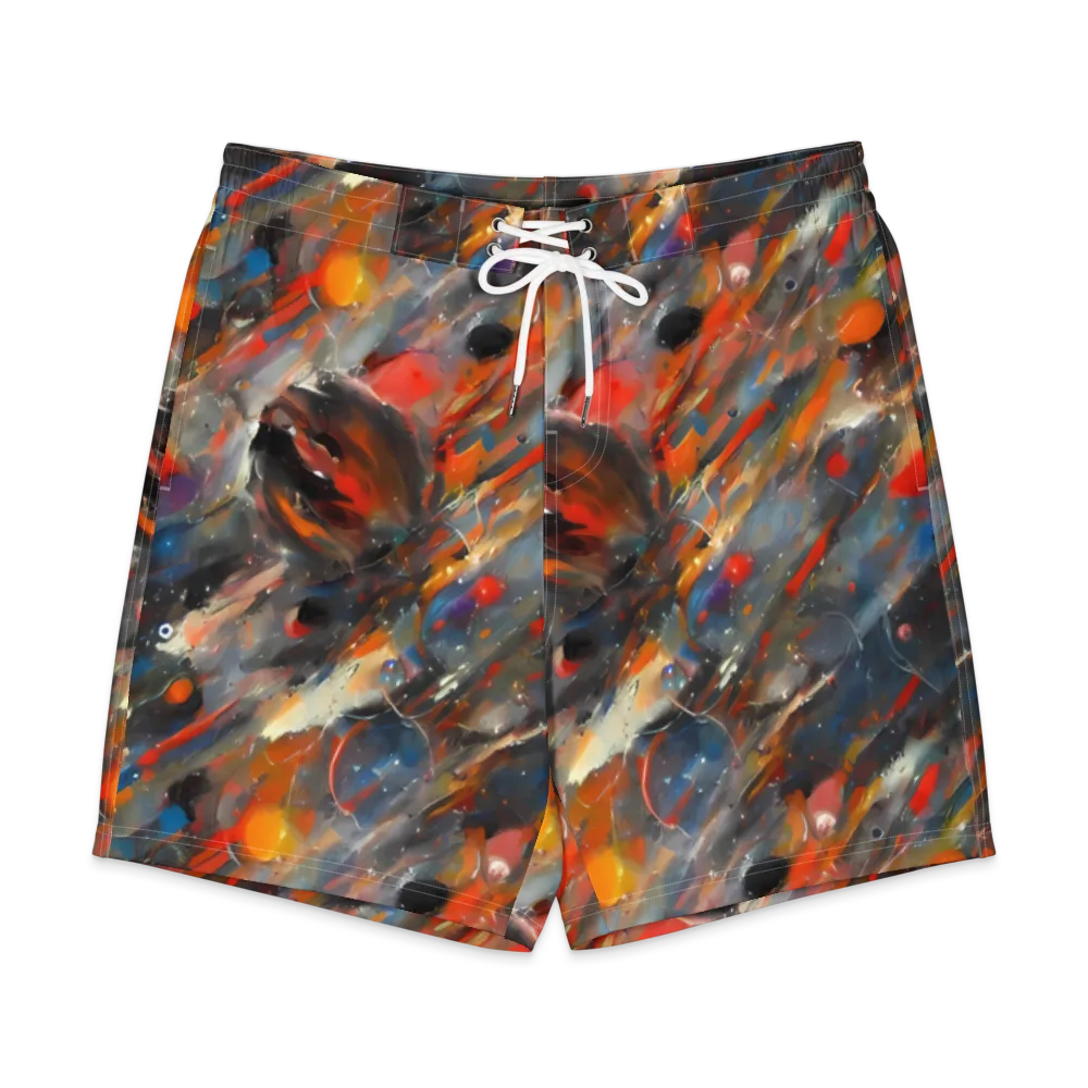Kohn's Whirl on Men's Board Shorts — Front