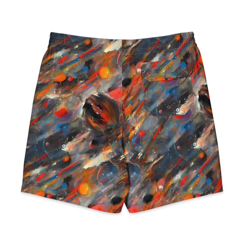 Kohn's Whirl on Men's Board Shorts — Back