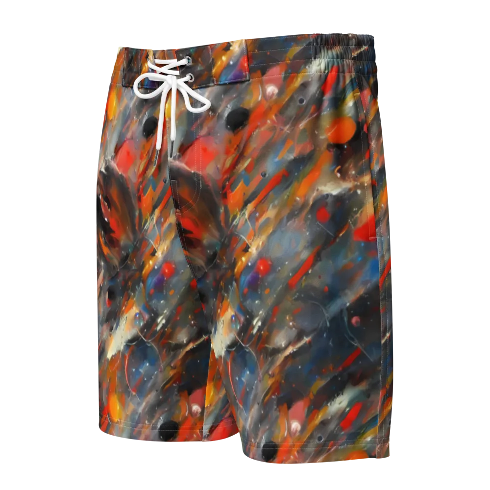 Kohn's Whirl on Men's Board Shorts — Front