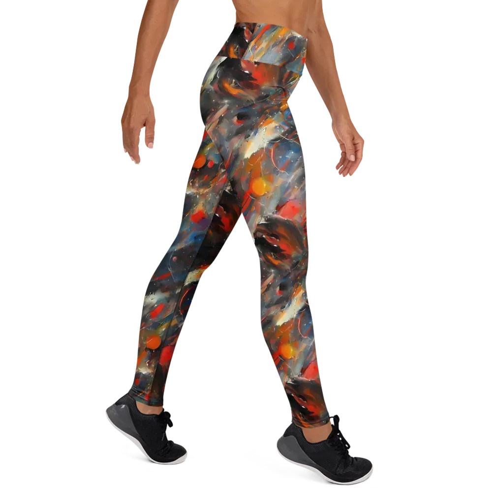 Kohn's Whirl on Yoga Leggings — Right